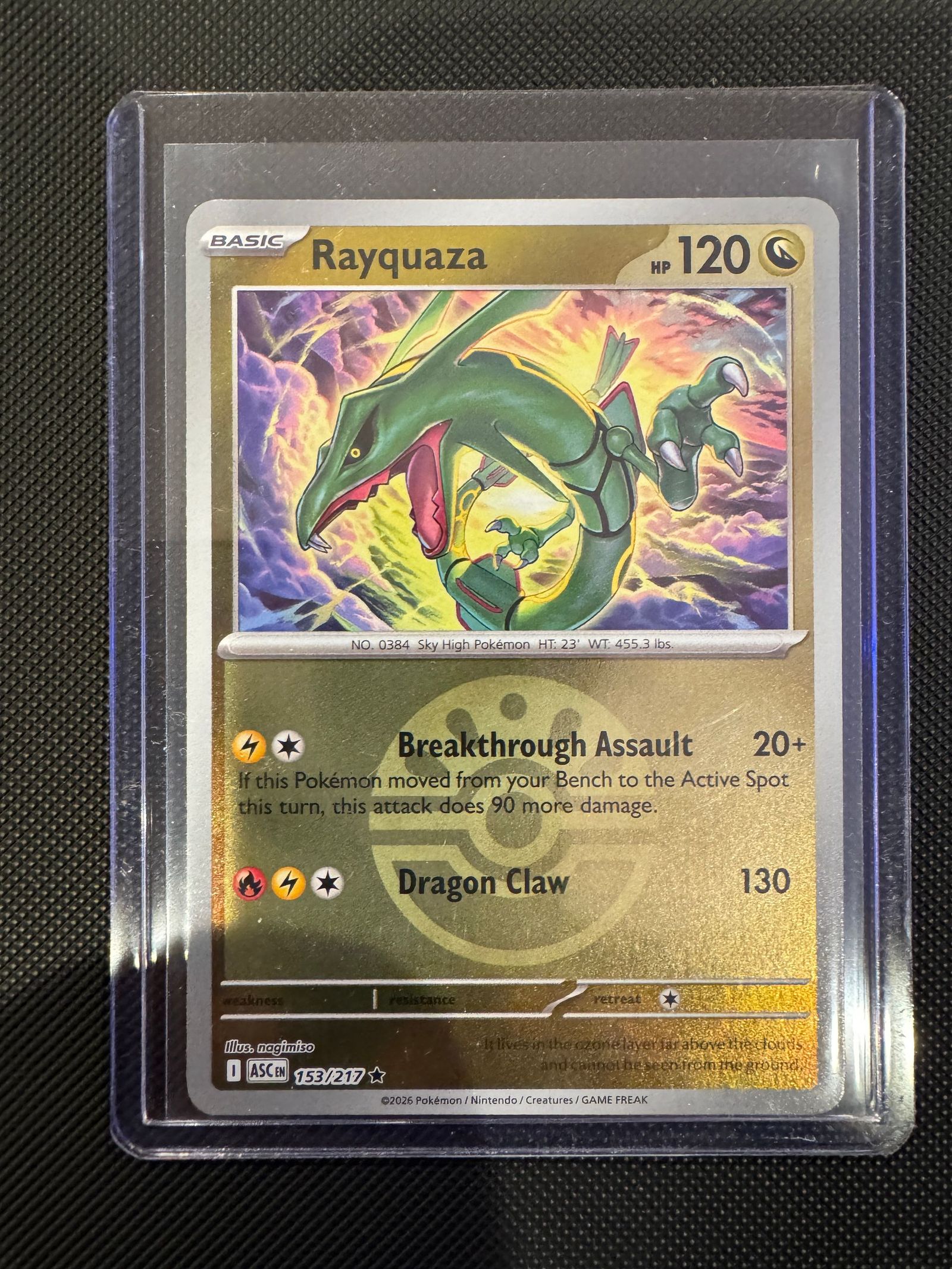2026 Ascended Heroes Rayquaza #153/217
